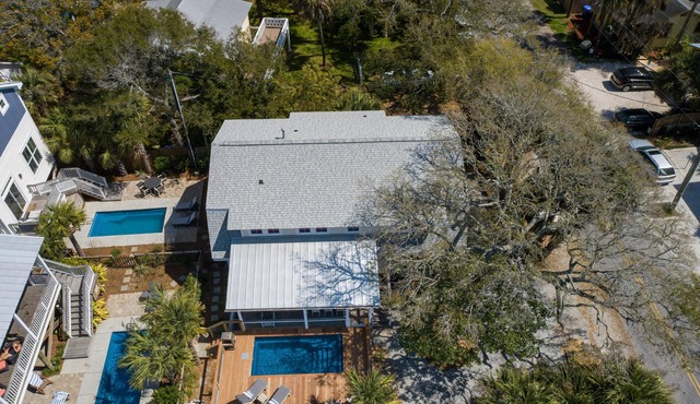 Folly's Premier Group Rental | 10BR Triplex w/3 Pools, 1 Block to Beach