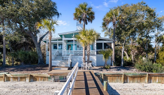 Goat Island Haven on Intercoastal Waterway and only accessed by boat.
