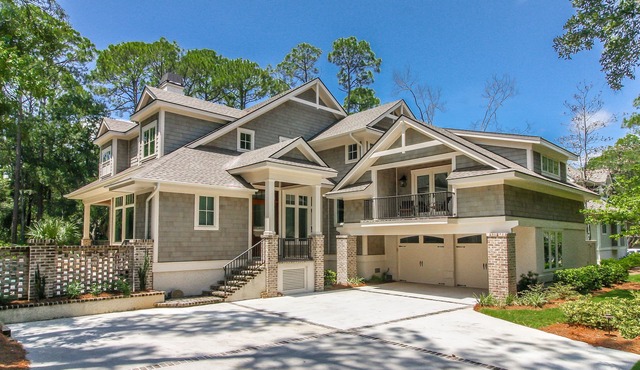GORGEOUS 2nd Row Ocean Sea Pines Home - Six Bedrooms - Private Pool & Spa!