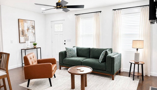 In-Town Sylvania Cottage with Fireplace, Deck & Renovated Interior
