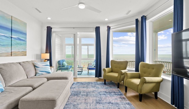 Indigo Tides | Renovated Villa with Ocean Views, Sunsets & Walk to Center Street