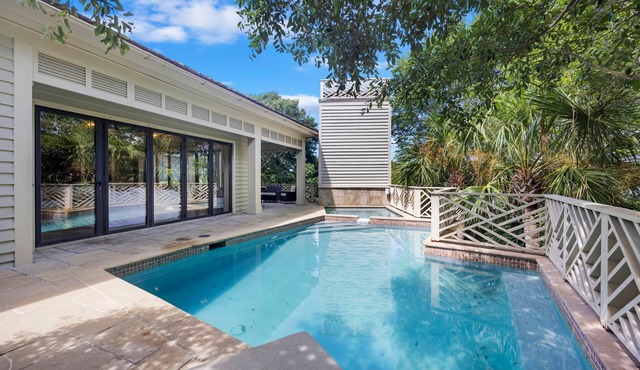IOP Home, Ocean and Intracoastal Views! Private Pool and widow's walk balcony!