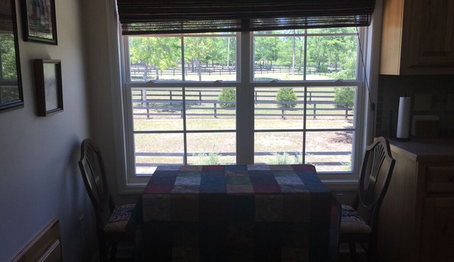 Lovely upstairs apartment with pasture views