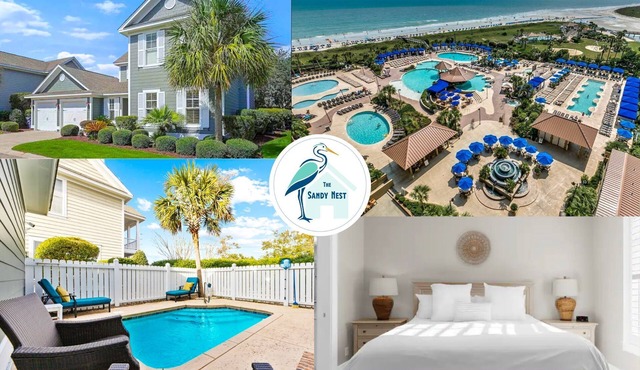 Luxury 4 Bed, 5 bath Villa w/Private Pool in Oceanfront North Beach Resort!