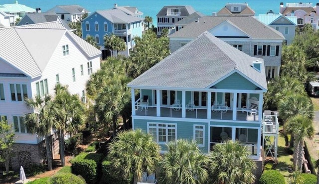 Luxury marsh front home offering both beach and marsh