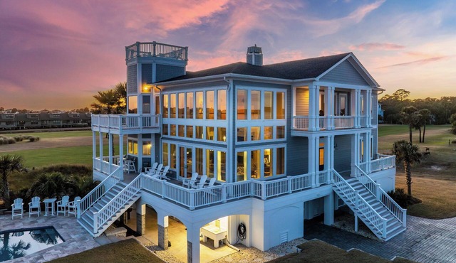 Oceanfront, Private Pool, Golf Cart Included, Golf Course Home - 522 Porpoise Drive