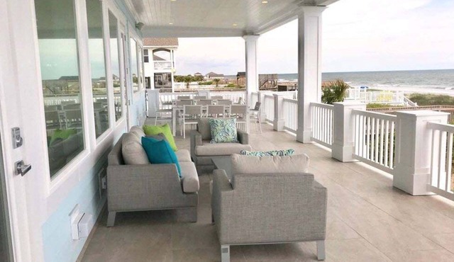 Oceanfront Wedding Friendly Heated* Pool Tiki Bar Elevator in Ocean Isle Beach