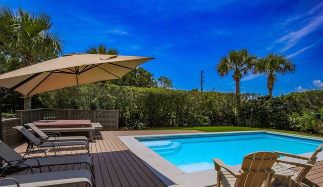 Renovated 28+ Night Beach Home w/ Private Pool, Hot Tub, 2 Master Suites, 3 Porches & Roof Deck!
