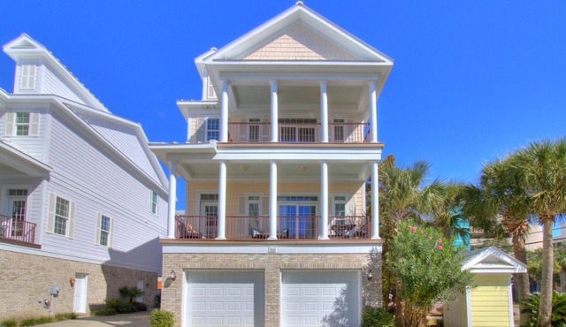 Spacious 5BR Beach House w/Private Elevator, Balcony & Steps to Beach!