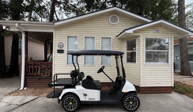Tidewater Sol Sunny Coastal Escape + Golf Cart in Ocean Lakes