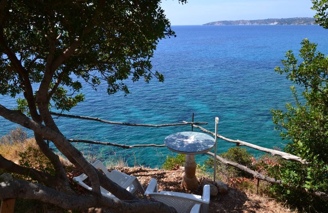 Water Side studios with swimming pool near Lourdas beach in charming Kefalonia in Lourdata