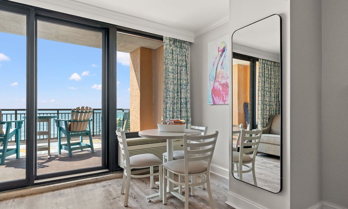 Myrtle Beach Apartment | Amazing Views From Your Private Beachfront Patio!