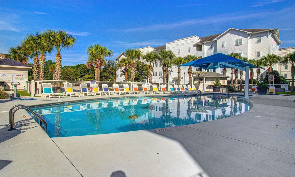 Goose Creek Condo | Spacious 3BR in Pet Friendly Walkable Resort with a Pool
