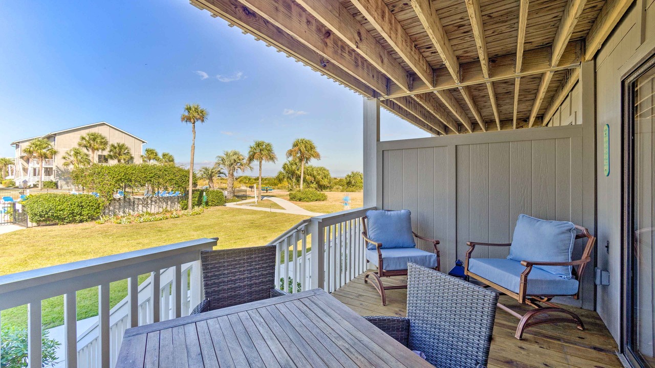 Photo of Patio Balcony in Oceanmarsh Subdivision