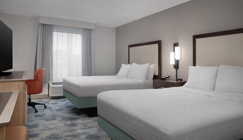 Room, 2 Queen Beds, Non Smoking, Refrigerator & Microwave