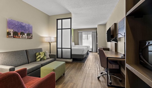Suite, 2 Queen Beds with Sofabed, Accessible, Non Smoking
