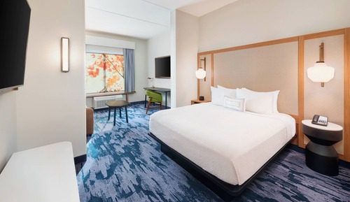 Suite, 1 King Bed with Sofa bed, Accessible Bathtub
