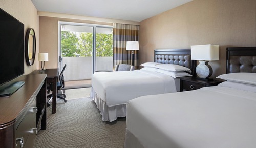 Room, 2 Double Beds, Balcony