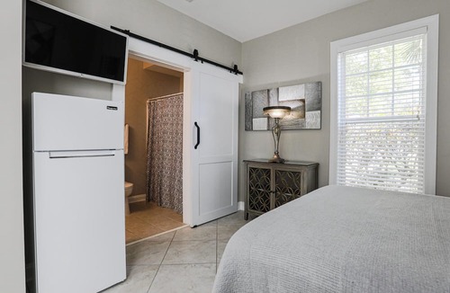 Carolina Forest Apartment | Modern Gray Studio Steps to Pool Myrtle Beach SC