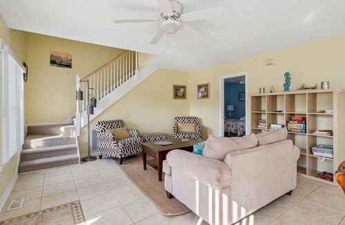 Surf City House | Walk to Beach Private Deck Family Fun