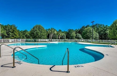 Pawleys Island Condo | Pawley's Peace 2 miles to Beach Balcony View of 1st Hole 2BR2B