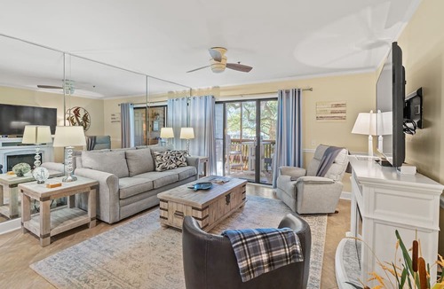 Arcadian Shores Condo | Laurel Ct 104 in Kingston 1st floor, Pool, Beach