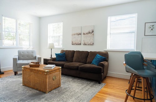 Columbia Condo | Rest Easy : King Bed : Downtown & Ft. Jackson 2Bd 1Bth
