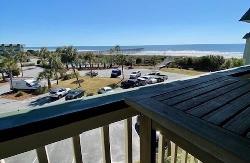 Isle of Palms Condo | 3rd Floor Oceanfront Condo! Breathtaking Ocean Views, Community Pool & Pier!