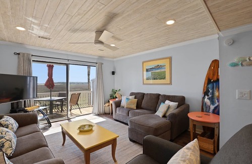 Oceanmarsh Subdivision Condo | NEW LISTING! Two Bedrooms in A Building with Marsh and Ocean Views