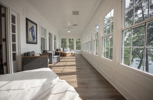 Chapin House | Exclusive Peninsula Retreat on Lake Murray – Beach, Fire Pit & Stunning Sunsets
