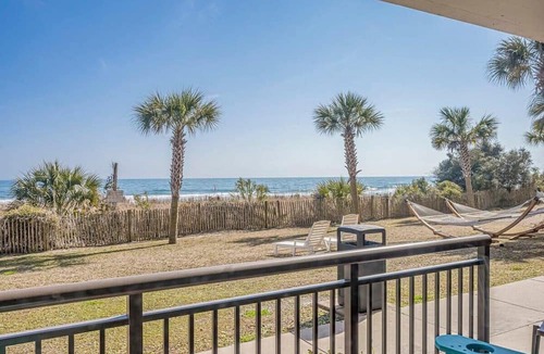 Myrtle Beach Condo | Great 1st floor unit that looks right out onto the beach with direct access
