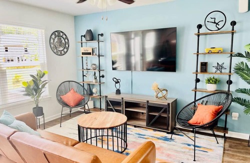 Lincolnville House | Sweet Spot - Pool table, blackout courtains