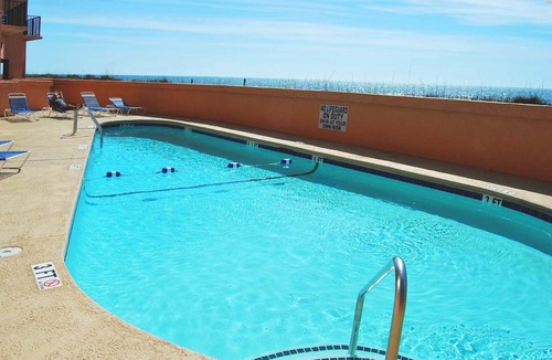 Crescent Beach Condo | Fantastic views from this 1-bedroom oceanfront condo in Carolina Reef! | Carolina Reef - 105