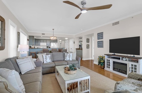 Isle of Palms Condo | Oceanfront, private balcony w/steps to beach & pool, located on main strip - Ocean Palms 103
