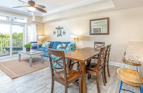 Tybee Island Condo | Bay View Villas 107 | Waterfront, Community Pool