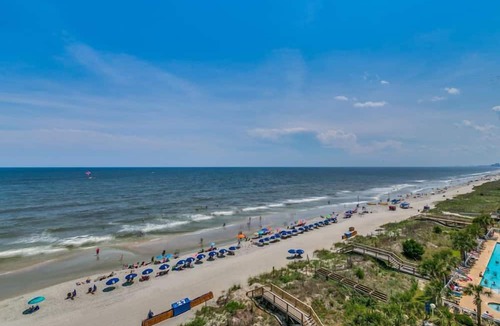 Crescent Beach Condo | Ocean Views and Spring Breeze | CS N703