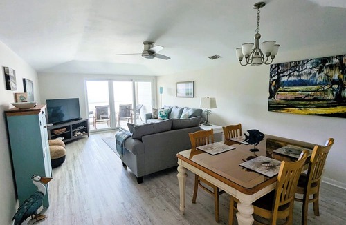 Saint Helena Island Condo | Resort access & golf cart. See reviews. On canal. Short walk to beach. <week-ask