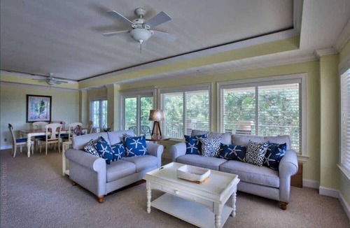 Daufuskie Island Condo | Seabreeze Villa Oceanfront 3bdr with Golf Cart
