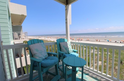 Folly Beach Condo | 3BR/3BA Oceanfront Perfection~2 Perfect