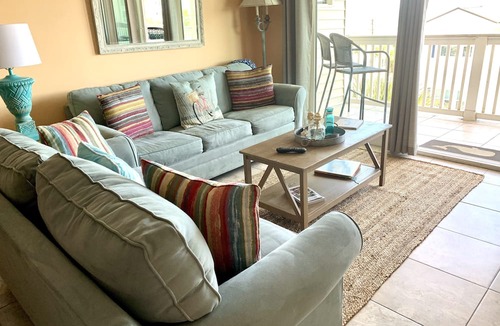 Tybee Island Condo | 30 Steps to the Beach! Luxury Condo with Large wrap-around porch!