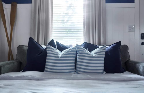 Villa Heights House | Maritime Blue - Luxe Coastal 2BR Near Uptown & NoDa