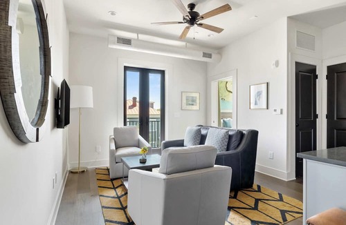 Cannonborough Elliotborough Condo | Fire Tower | Bright King Suite + Private Balcony