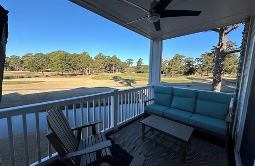 Central Myrtle Beach Condo | Spacious Condo on the 4th Hole of Pine Hills Golf Course