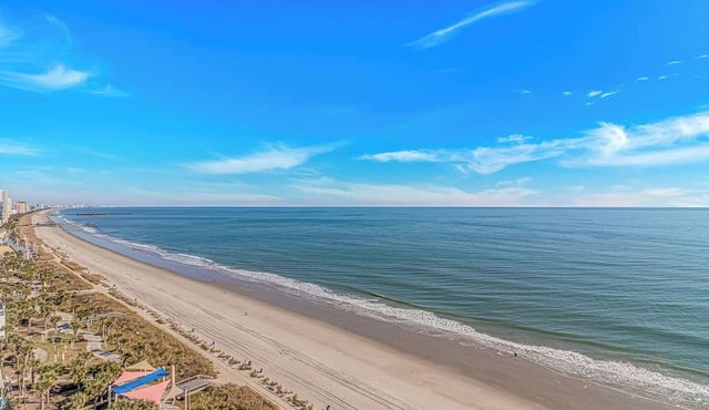 Modern Oceanfront 1BR 18th Fl | Balcony & Views