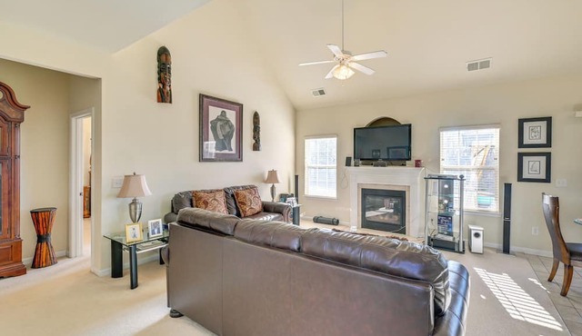 6 Mi to Charlotte Motor Speedway: Home w/Fire Pit in Concord